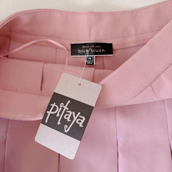 Pink Pleated Skirt - Picture 3 of 4